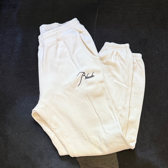 Rhude Cream Joggers - Picture 1 of 1